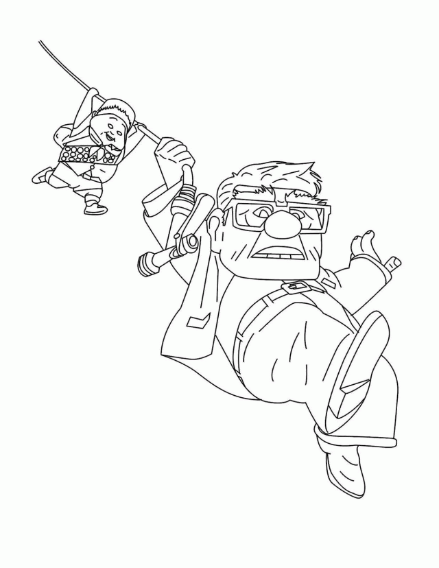 Click to download free printable coloring pages for adults (and kids!). House From The Movie Up Coloring Page Clip Art Library