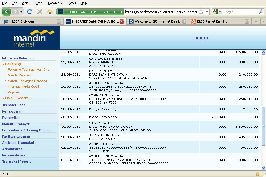 Contoh Cek Bank Mandiri - Contoh Box