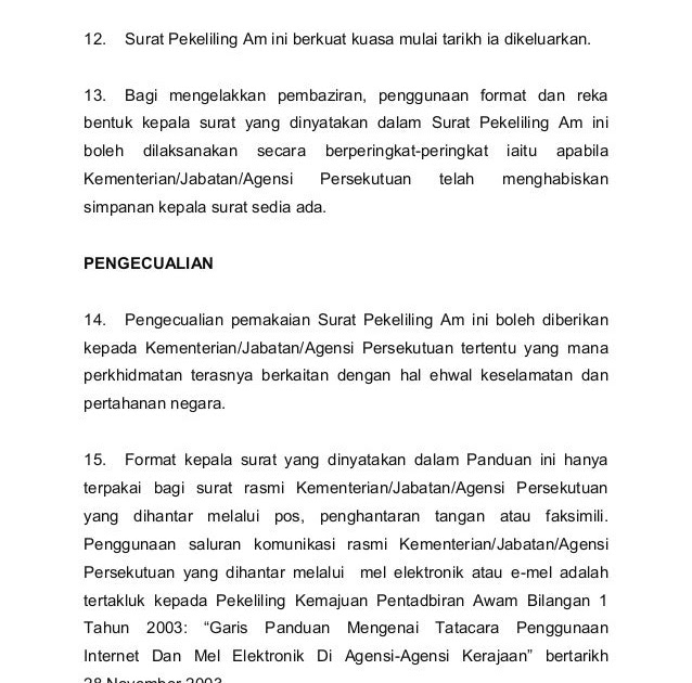 Surat Rasmi Kepada Ketua Menteri Sarawak - Contoh Trim