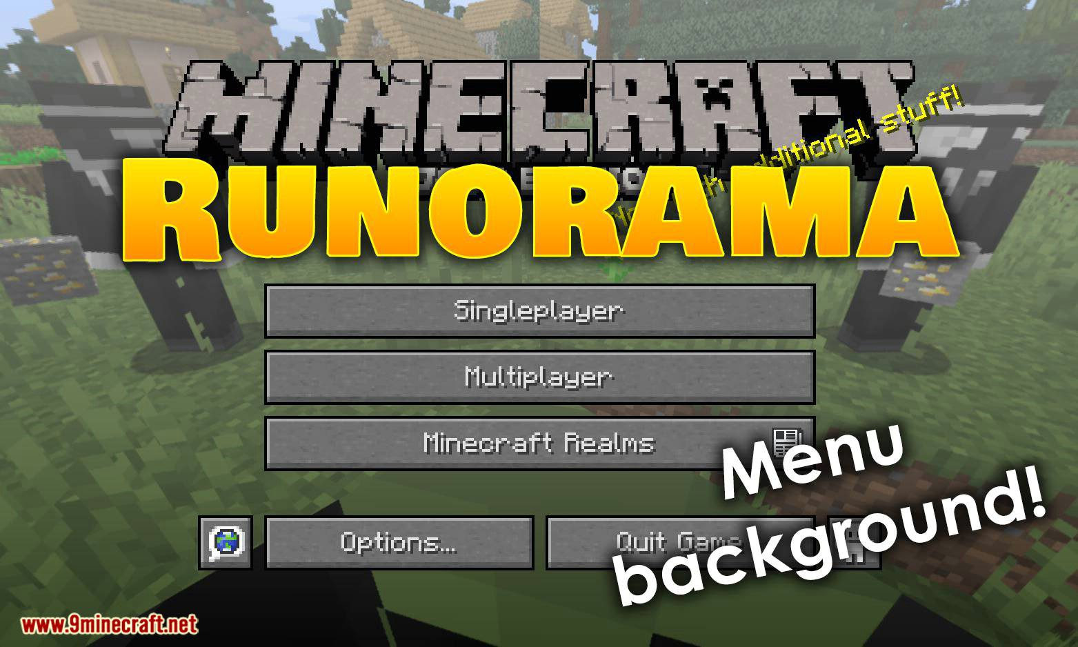 There are more than hundreds of textures to choose from. Runorama Mod 1 15 1 14 4 Panorama Menu Background 9minecraft Net