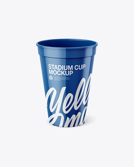 Download Glossy Stadium Cup Mockup - Front View (High Angle Shot ...