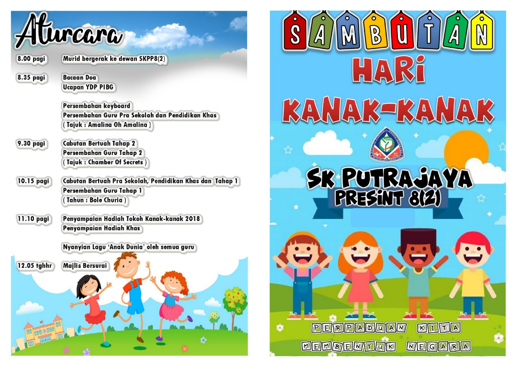 buku program hari kanak-kanak