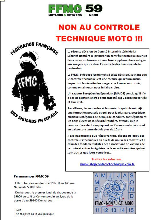 Check spelling or type a new query. Non Au Controle Technique Moto Ffmc 59