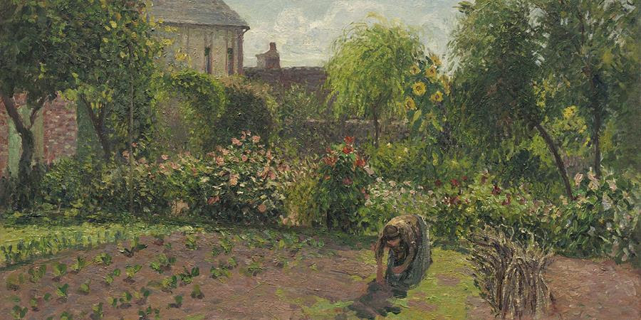 Image credit: The Artist’s Garden at Eragny (detail), by Camille Pissarro, 1898, National Gallery of Art, Washington, D.C.