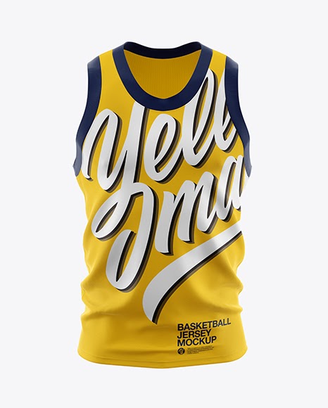 Download Download Sports Jersey Mockup Free PSD - Basketball Jersey Mockup Front View In Apparel Mockups ...