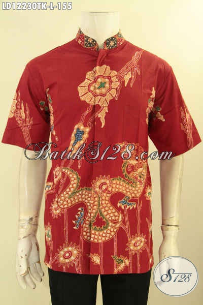 Model Baju  Batik Cowok  Kerah  Shanghai Kumpulan Model Kemeja