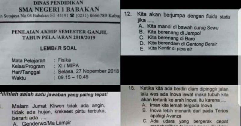 Soal Dan Jawaban Fisika Uas Kelas 11 Semester 2 - Mencari Jawaban