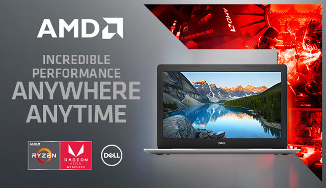 Dell™ Inspiron 15 5000 powered by AMD