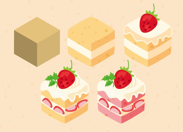 かわいい動物画像 綺麗なケーキ イラスト 書き方
