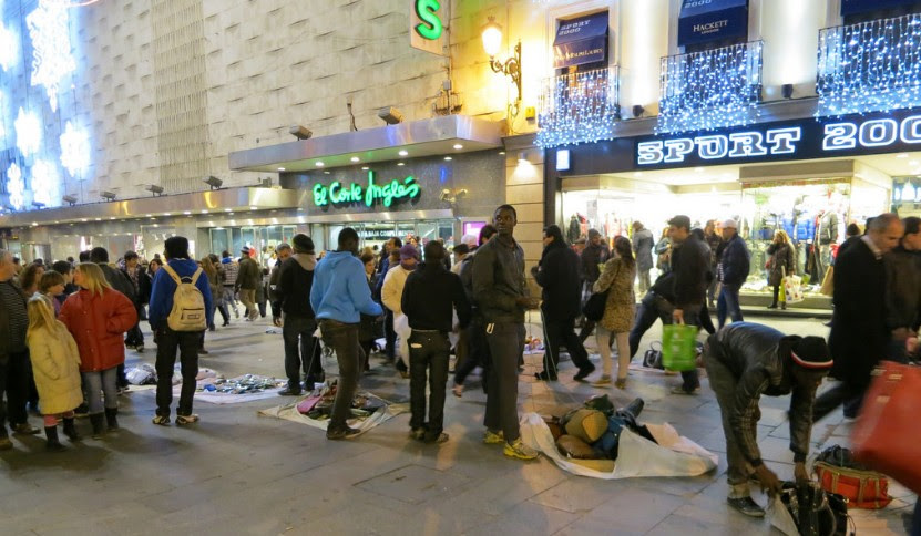 Resultado de imagen de manteros madrid