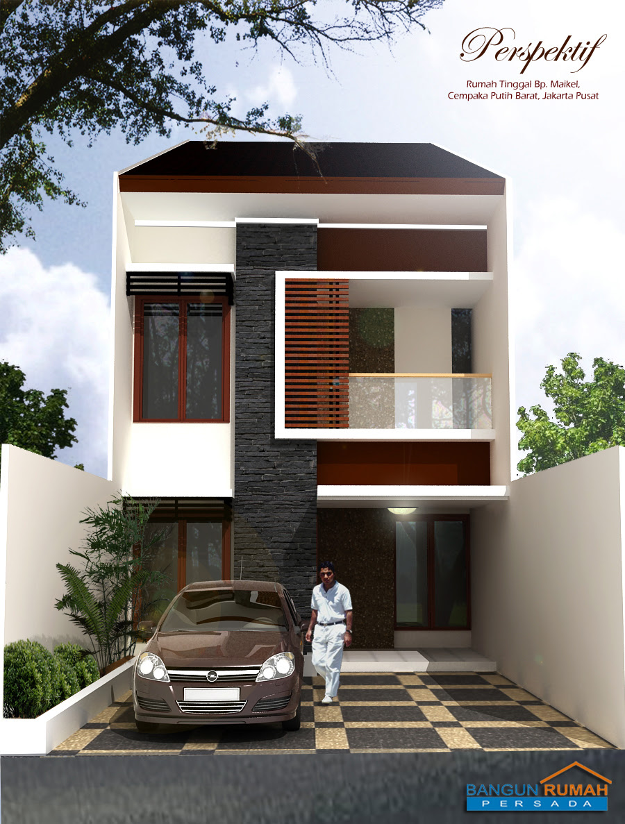 Gambar Desain Rumah Minimalis Modern Lebar 6 Meter Desain Rumah