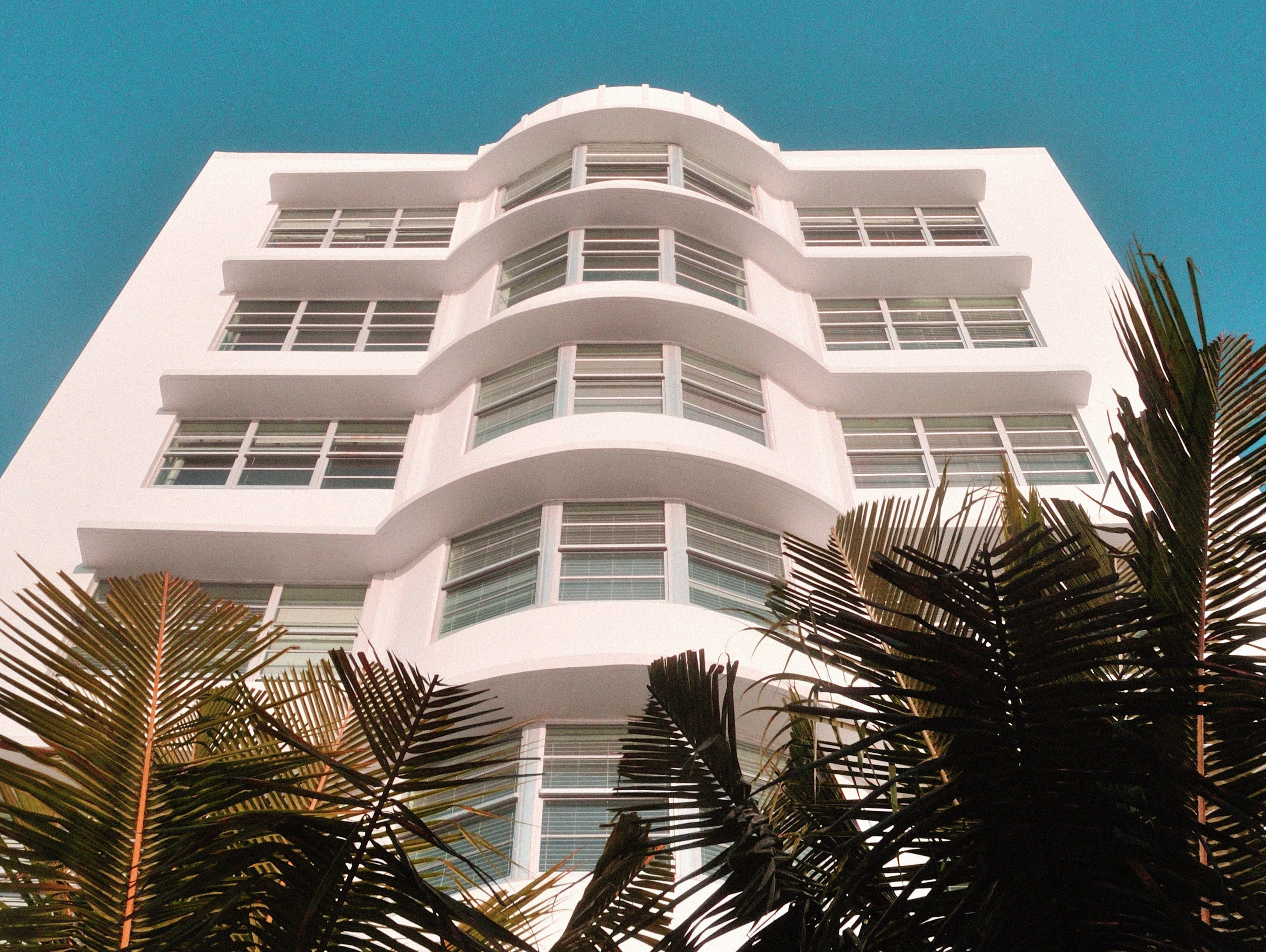 The exterior of the new Metropolitan by COMO hotel in midbeach Miami.