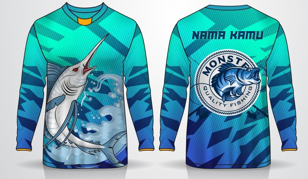  Desain  Kaos Mancing  Lengan Panjang Aplikasi  Desain  Baju  