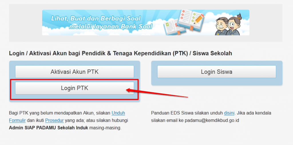 login-ptk