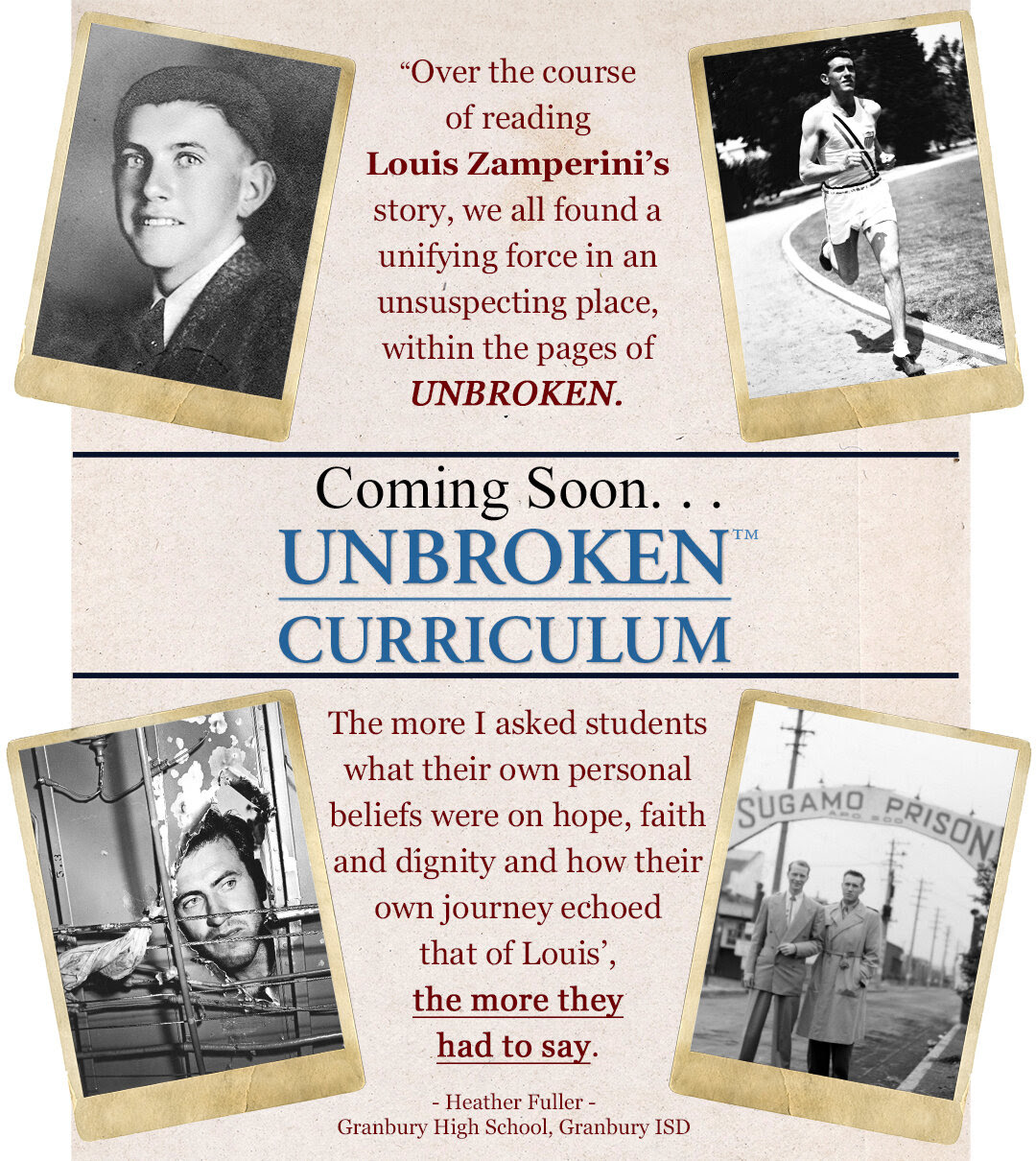 Джек о'коннелл, донал глисон, финн уиттрок и др. Unbroken Curriculum Coming Soon The Louis Zamperini Foundation