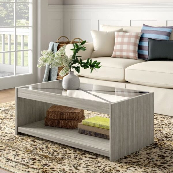 Wooden centre table designs with glass top 2018. 51 Glass Coffee Tables That Every Living Room Craves