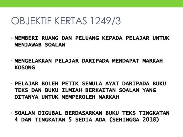 Cara Menjawab Soalan Sejarah Tingkatan 4 - Jalan Kutai B