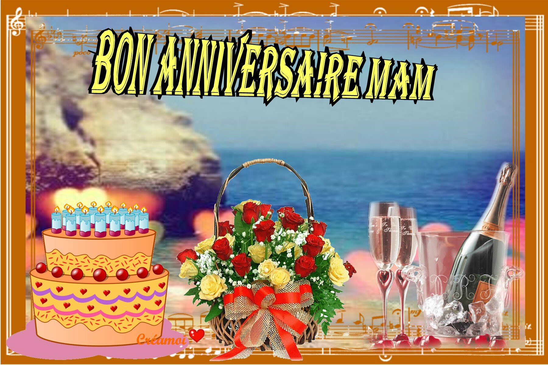 Carte Anniversaire Corse Marquitta Karisamt