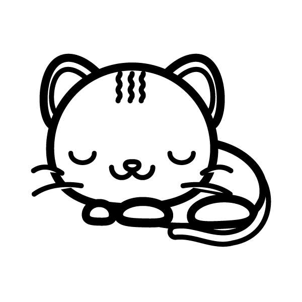無料ダウンロードかわいい 猫 白黒 イラスト 美しい花の画像