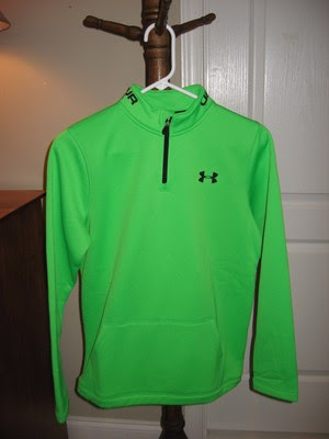 Cheap NWT New Under Armour Green Gold Gear 14 Zip Shirt Top Jacket Youth XL Online