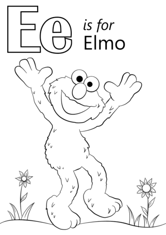 Coloring alphabet will definitely help them better recognize english letters and words starting with them. Letter E Coloring Pages Free Coloring Pages