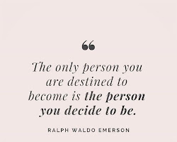 Ralph Waldo Emerson quote about person you are