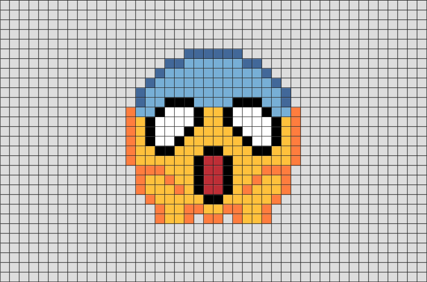 Pixel Art Grid Emoji - Pixel Art Grid Gallery