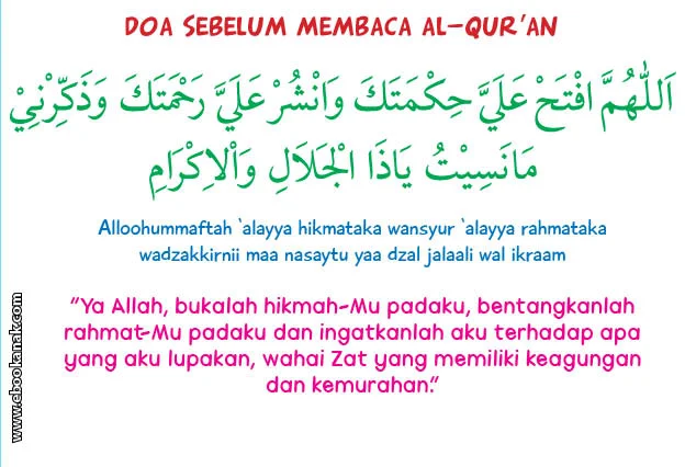 Populer Doa Lepas Baca Quran