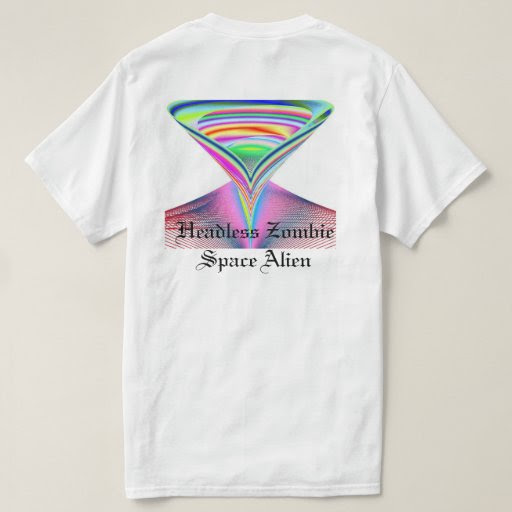 bBizarre Bizarre Headless Zombie Space Alien Tshirt