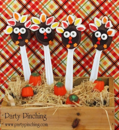 Next, place an uncut wafer just below the half wafer, creating a hat. Thanksgiving Treats For Kids Thanksgiving Dessert Ideas For Kids
