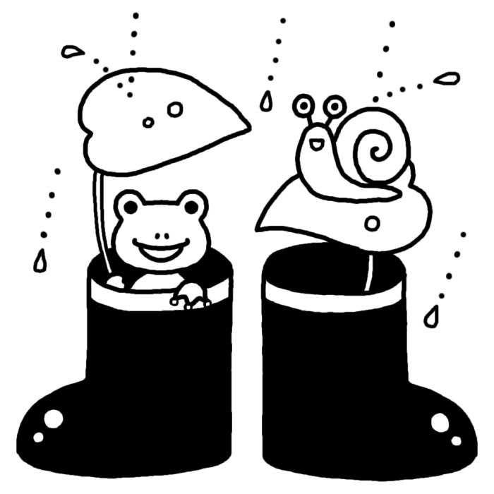 あなたのためのイラスト これまでで最高の6 月 イラスト 白黒