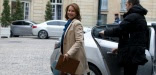 La ministre de l'Ecologie et de l'Energie, Ségolène Royal, à son arrivée à Matignon le 18 février 2016 à Paris