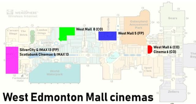 West Edmonton Mall Map