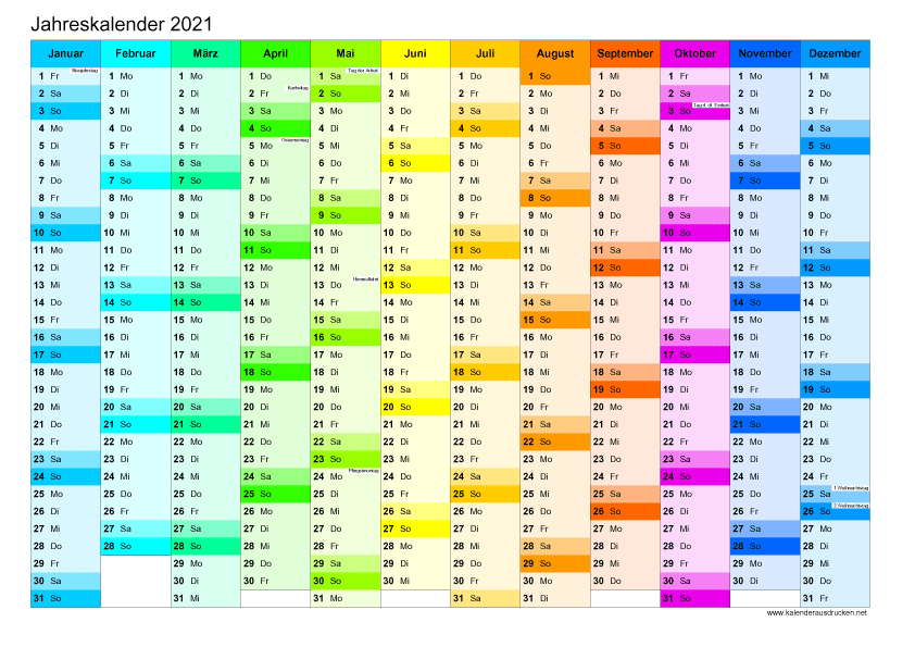 Kalender 2021 als pdf oder alternativ bild vom kalender 2021 ausdrucken. Kalender 2021 Zum Ausdrucken