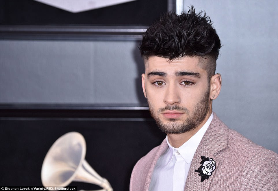 While many donned a white rose on the red carpet, Zayn also showed his support - albeit in a different sense - with his white rose design brooch