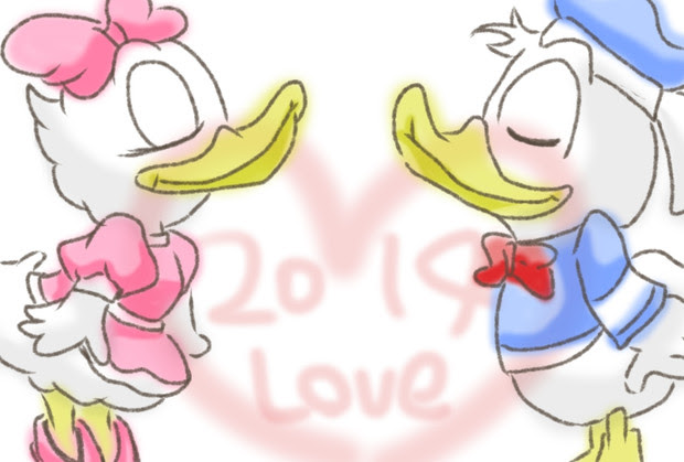 ディズニー パステル キャラクター かわいい 可愛い イラスト ドナルド ダック 世界漫画の物語