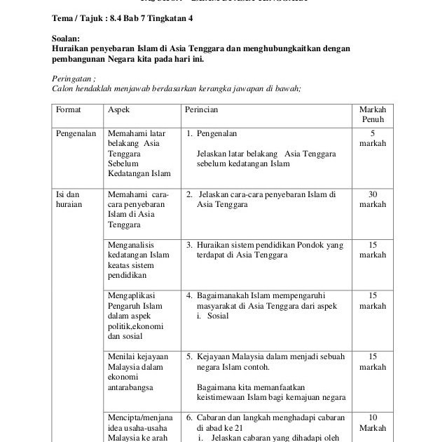 Cara Untuk Menjawab Soalan Sejarah Tingkatan 4 Kertas 3 