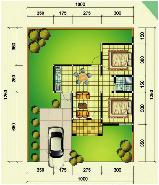 Ide Terpopuler Gambar Rumah Ukuran 4x5 , Desain Rumah Minimalis