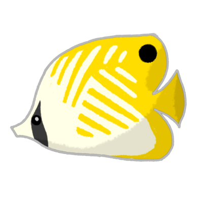 最新のhdイラスト チョウチョウウオ 最高の動物画像