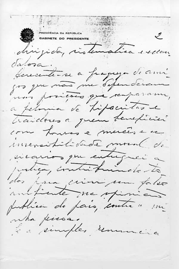 Carta De Getulio Vargas Morte - Sample Web b