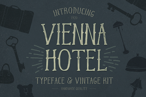 Vienna Hotel – Handmade Typeface