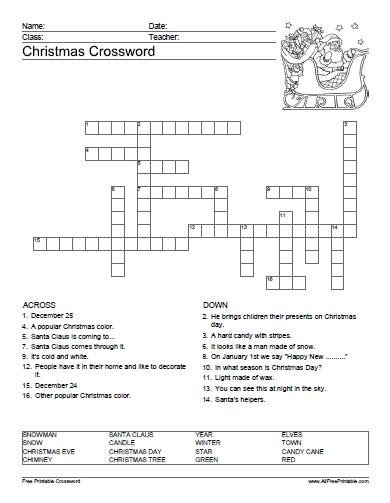 Jun 05, 2019 · free printable butterfly coloring page for kids and adults; Christmas Crossword Free Printable