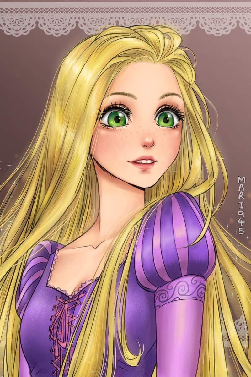 トップ100 ディズニー プリンセス ラプンツェル イラスト ディズニー帝国