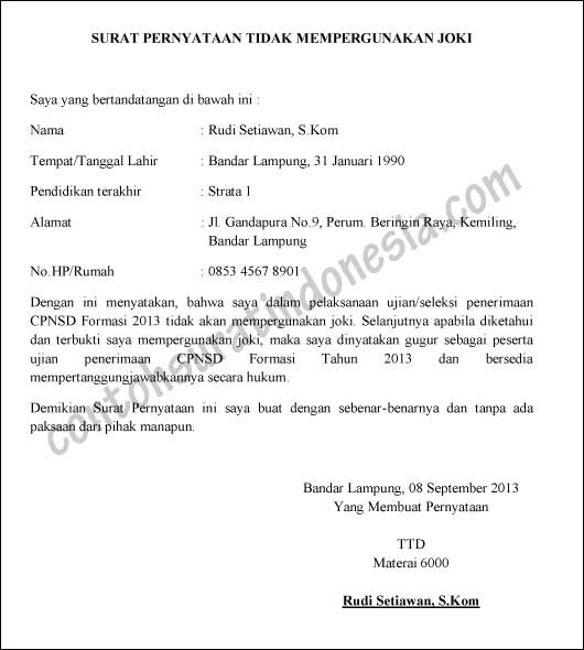 Contoh Surat Penelitian Tugas Akhir - Cara Ku Mu