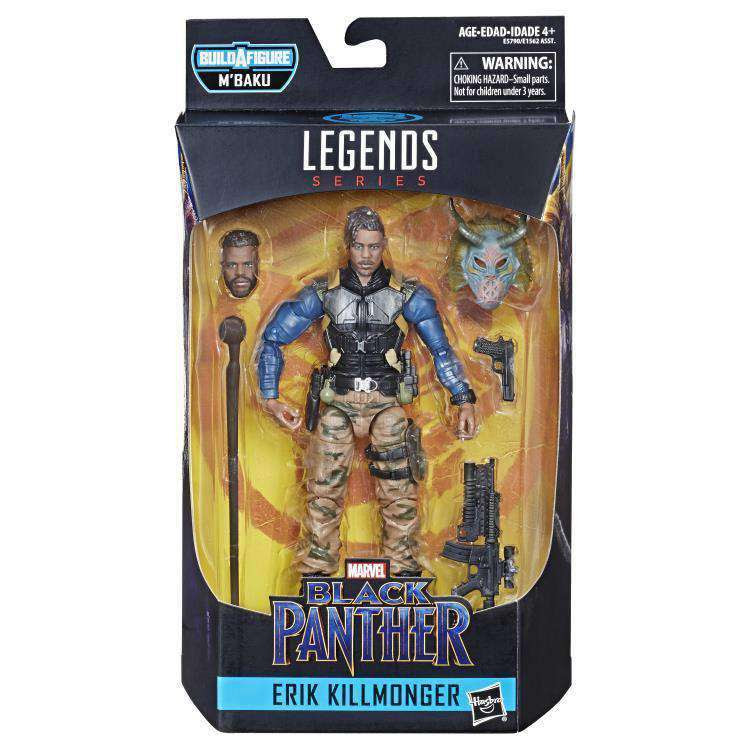 Image of Black Panther Marvel Legends Wave 2 (M'Baku BAF) - Erik Killmonger - FEBRUARY 2019