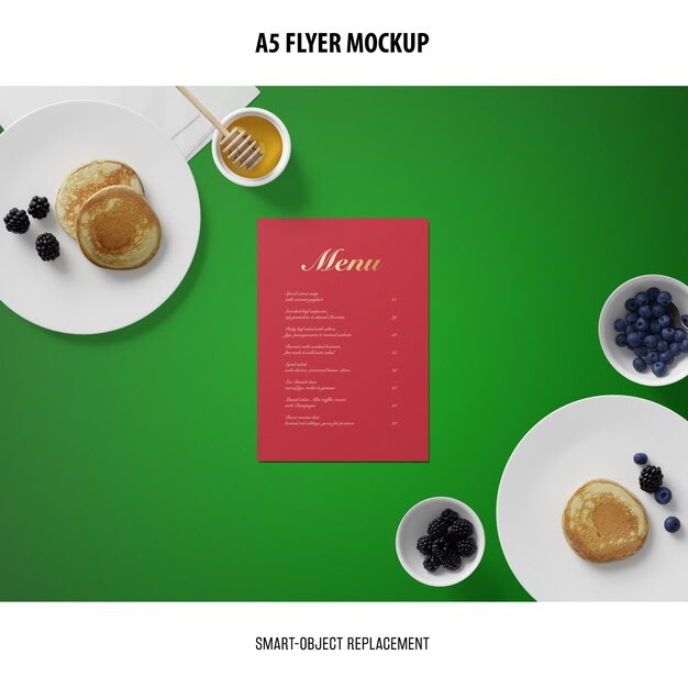 Download A5 Flyer Mockup Psd Free Download Free Mockups