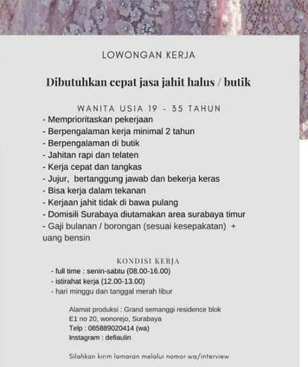 Kerja Borongan Dibawa Pulang Tangerang - Kerja Borongan ...