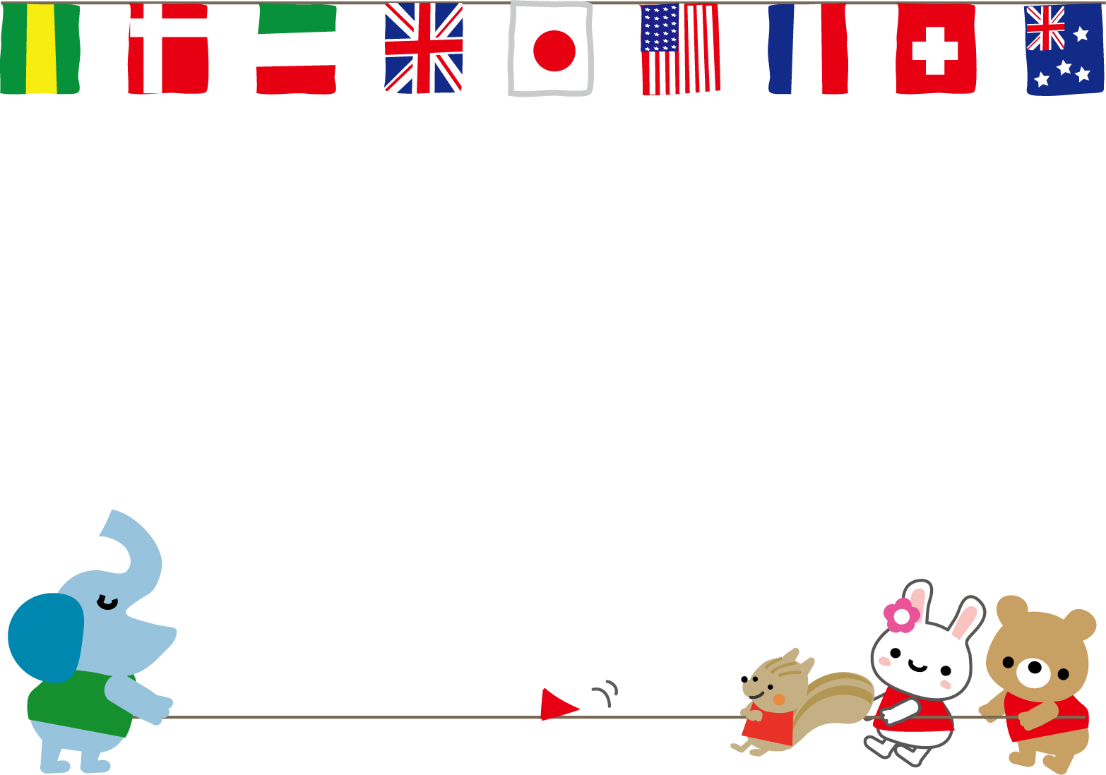 かわいい動物画像 新着運動会 プログラム イラスト
