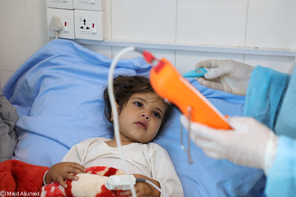 Alarmante aumento del sarampión en Yemen