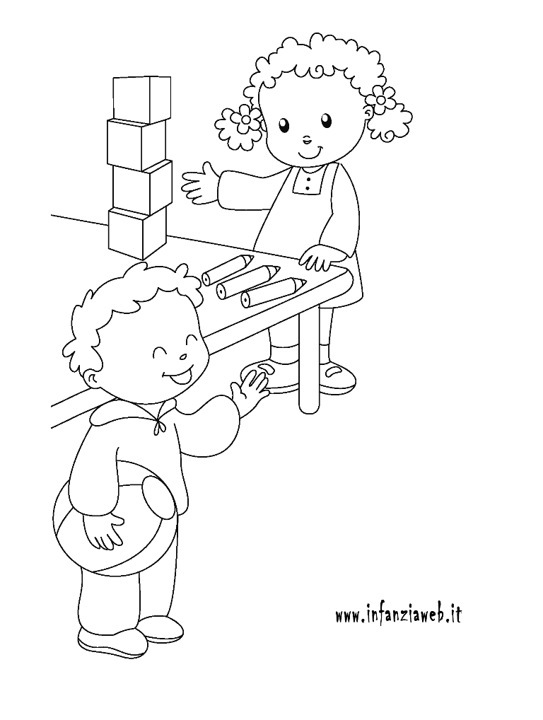Entdecke rezepte, einrichtungsideen, stilinterpretationen und andere ideen zum ausprobieren. Disegni Da Colorare Categoria La Mia Giornata Immagine Bambino Saluta Genitori Infanziaweb